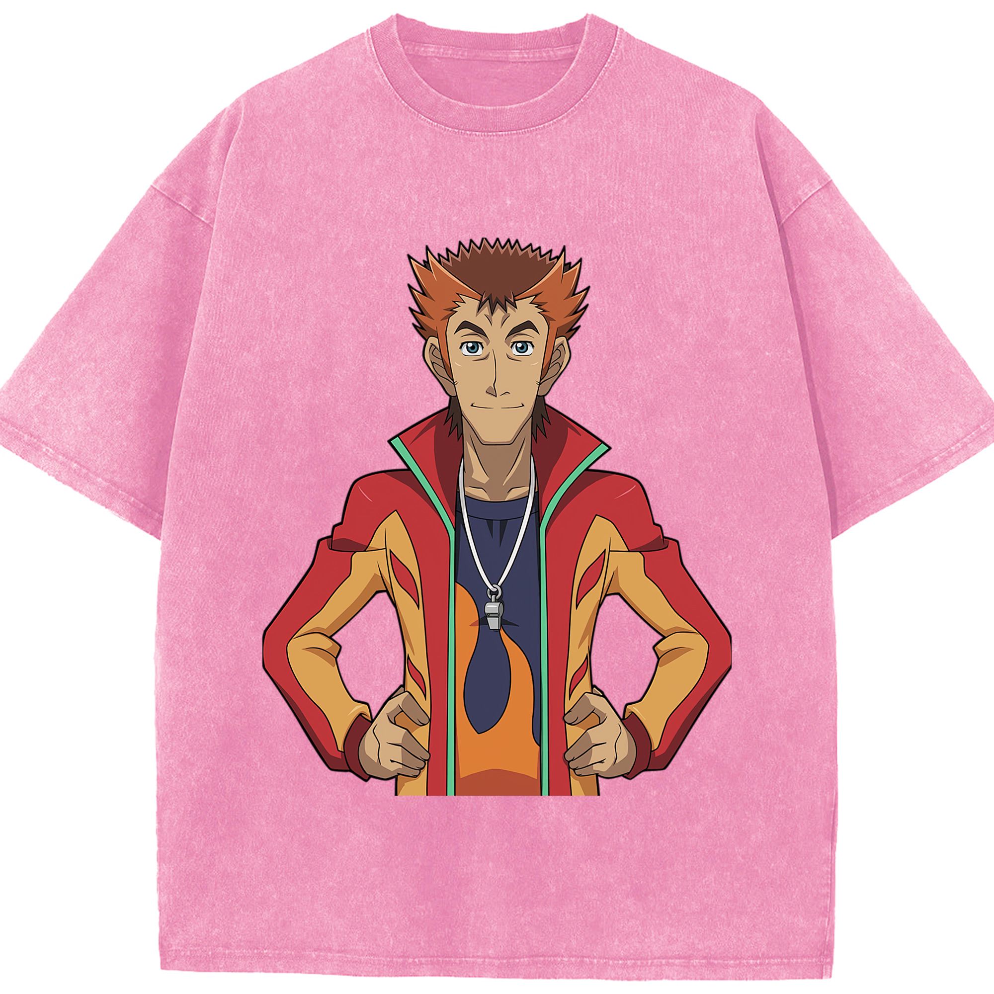 （画像用） 遊☆戯☆王 Yu-Gi-Oh! 綿100% ヴィンテージ風 半袖Tシャツ（フロントプリント）